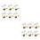 1600St Oor Studs Metaal Plating Vrouwen Mix 5