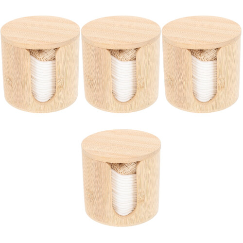 4Sets Comfortabele Khaki Make-Up Spons Voor Vrouwen Herbruikbare Pads 2