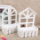 2St Multifunctionele Retro Bloemenmand Wit Voor Wand En 10