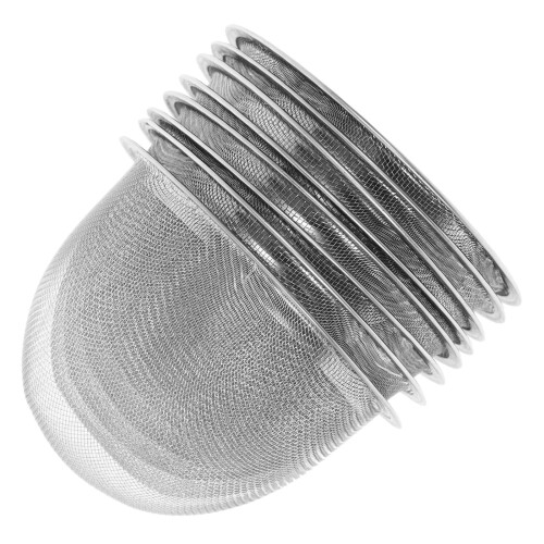 24Stk Metall Tee-Filter Silbern Für Tee Hausgebrauch 2