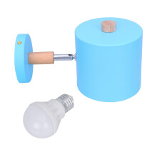 2Stk Blaue Wandlampe, Stabile Eisenlampe Für Wohnzimmer Und