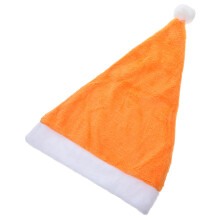 4Stk Orange Santa Claus Mütze Für Weihnachten, Kinder Und Erwachsene