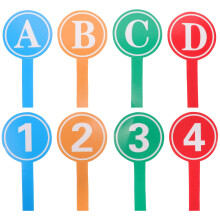 2Sets Robuste Mehrfarbige Antwortpaddel Für Lehrer & Gruppenarbeit