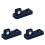 3Stk Lade Dock Für Telefon Wireless Earphone Elegantes Design 2