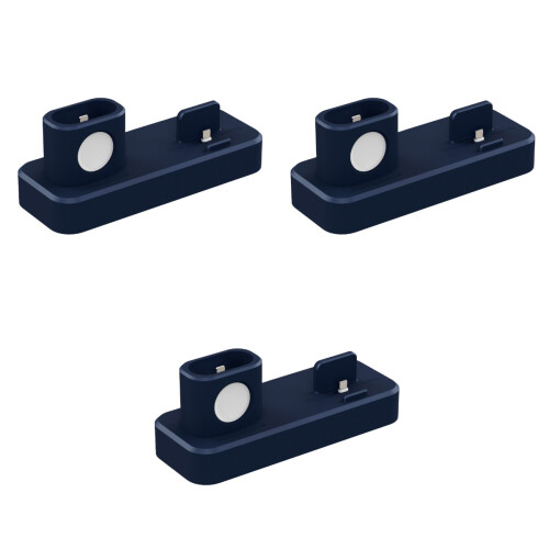 3Stk Lade Dock Für Telefon Wireless Earphone Elegantes Design 2