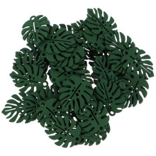 250Stk Grüne Legierungs Blatt Charms Für Ohrringe Armbänder