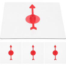 12Stk Drehbarer Transparenter Spielspinner Rot Für - & Partyspiele