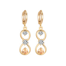 2Stk Zirkon Ohrringe Gold Damen Schmuck Für Besondere Anlässe