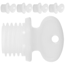 25Stk Heißwasserflasche Stopper Kunststoff Weiß Für Haushalt Und