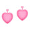 2Stk Rosa Silikon Matte, Ideal Für Make-Up Bürsten 4