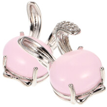 8Stk Silberne Hasen Charms Für DIY Und Armbänder