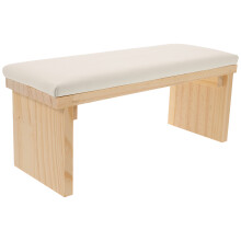 3Stk Maniküre Armlehne Ivory PU Oberfläche Für Handerlebnis