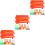 6Sets Malset Kinder Farbe Roller Kinder Kunstset Bunt 5