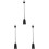 3Stk E27 Lampensockel Adapter Verlängerung Pbt Material 4