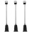 3Stk E27 Lampensockel Adapter Verlängerung Pbt Material 6