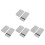 8Stk Silberne Metallbox Schiebedeckel Luftdicht Kleine Dose 5