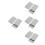 8Stk Silberne Metallbox Schiebedeckel Luftdicht Kleine Dose 9