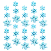 100Stk Blaue Resin Mini Weihnachtsdekoration Für DIY