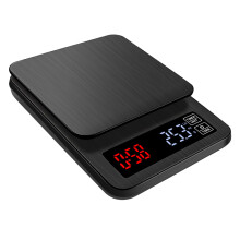 3Stk Präzisions-Kaffeeskala Mit Timer Und LED Display