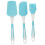 5Sets Mini Silikon Spachtel Set Backen Himmelblau 1
