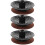 3Sets Schwarzer Keramikhalter Für Räucherstäbchen Und 10