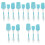 5Sets Mini Silikon Spachtel Set Backen Himmelblau 5