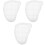 3Stk Flexible Silikonform Weiß DIY Aschenbecher 5