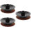 3Sets Schwarzer Keramikhalter Für Räucherstäbchen Und 9