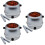 3Sets Mini Kochgeschirr Puppenhaus Töpfe Küchen 9