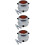 3Sets Mini Kochgeschirr Puppenhaus Töpfe Küchen 10