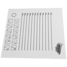 5Stk Eleganter Lash Pallet Weiß Für Professionelle Wimpernverlängerung