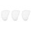 3Stk Flexible Silikonform Weiß DIY Aschenbecher 6
