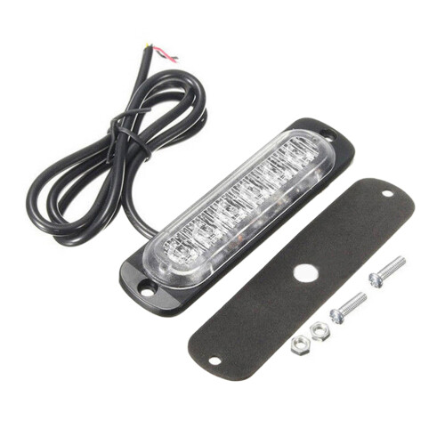 2Stk Notfalllicht Auto Mit 6 Leds 18 Warnblitz Modi Schwarz 2