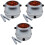 3Sets Mini Kochgeschirr Puppenhaus Töpfe Küchen 5
