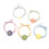 90Stk Ponytail Halter Mit , Bunt, Und 10