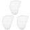 3Stk Flexible Silikonform Weiß DIY Aschenbecher 4