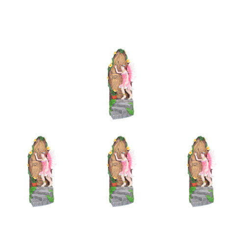 4Stk Resin Feentür Dekorative Gartenornamente 2