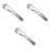 3Stk Multifunktionale Serving Tongs, Hitzebeständig & Robust 3