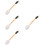 4Ud Masaje Largo Mango Madera Y Esponja Multicolor 9