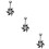 3Stk Bauchnabelringe , Funkelndes Zirkon Schmuckset 11