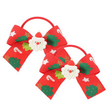 10Stk Xmas Haarringe Rot & Haltbar Für Ponytail & Dutt