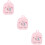 3Stk Rosa Mini Plüsch Rucksack Kinder Schultasche 9