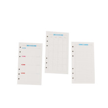 6Sets A6 Looselblatt Für Tages- Wochenplaner Notizbuch