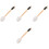 4Ud Masaje Largo Mango Madera Y Esponja Multicolor 5