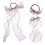 12Stk Haargummis Mit Schleife Elastische Haarschmuck 5