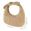 4Stk Große Polyester Strandtaschen Beige Mit Schleife 2