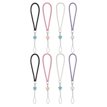 24Stk Handy Lanyard Aus Leder Geflochten Strap Für Schlüssel & Handy