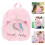 3Stk Rosa Mini Plüsch Rucksack Kinder Schultasche 10