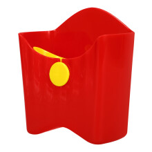 2Stk Wiederverwendbare Snackboxen Mit Rotem Design Aus PP Kunststoff
