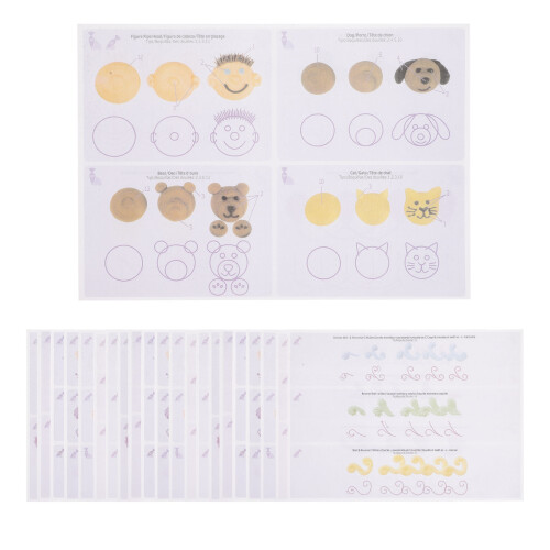 48Feuilles Outils Dessin Papier Pour Biscuits